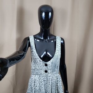 Entourage | Long Loose Tribal Bohemian Dress Sz S